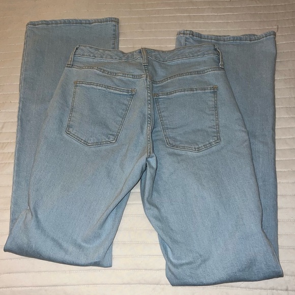Light Wash Flare Jeans - Picture 4 of 4